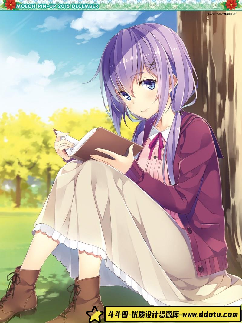 电击萌王 2015年12月插图精选-绘师作品-66MB-55P