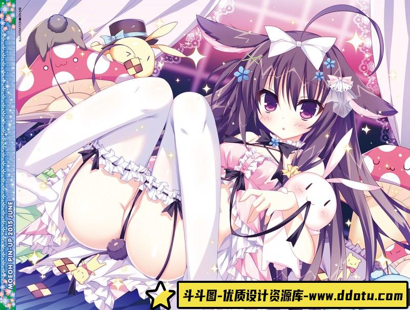 电击萌王 2015年06月插图精选-绘师作品-56MB-45P