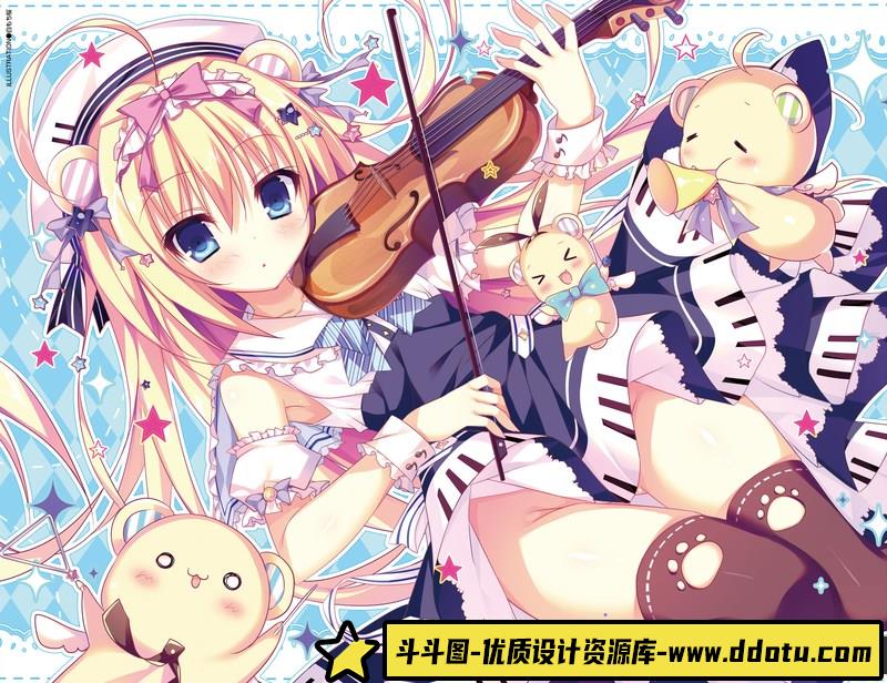 电击萌王 2015年04月插图精选-绘师作品-60MB-53P