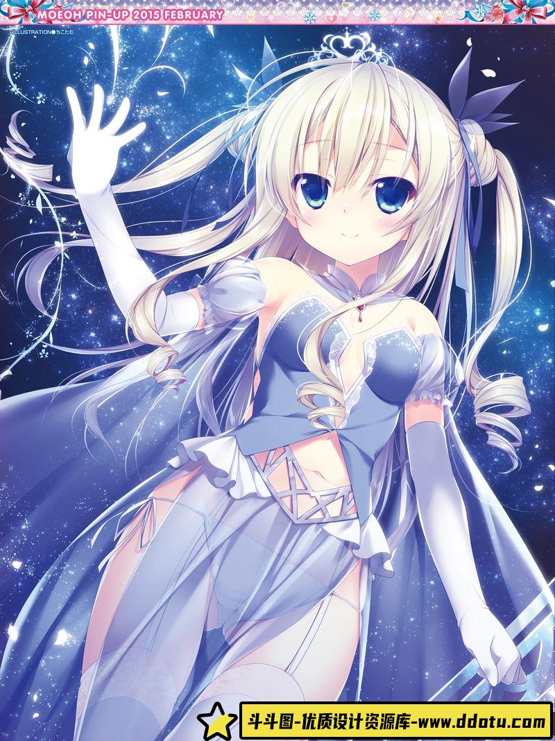 电击萌王 2015年02月插图精选-绘师作品-68MB-55P