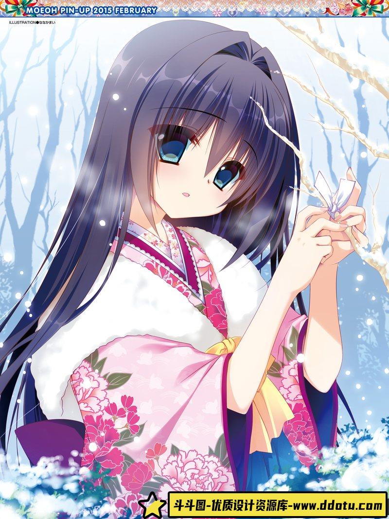 电击萌王 2015年02月插图精选-绘师作品-68MB-55P