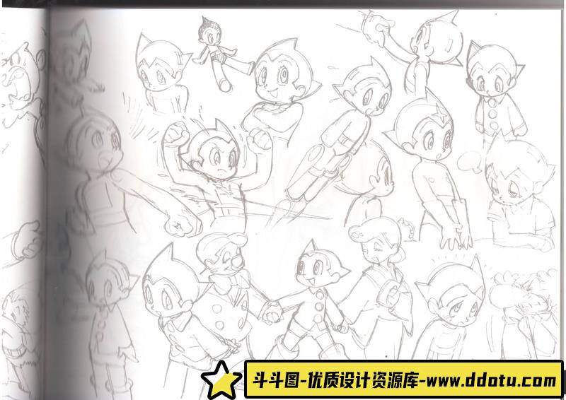 吉成曜 手冢治虫角色集-绘师作品-199MB-173P