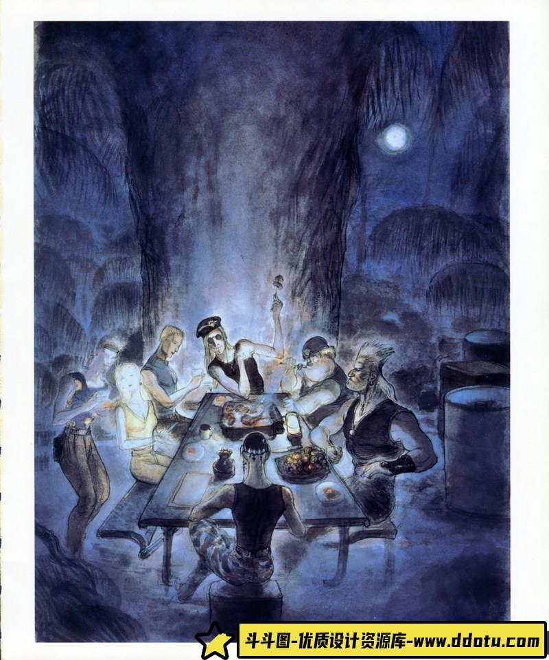 天野喜孝 前线任务 画集-绘师作品-382MB-57P