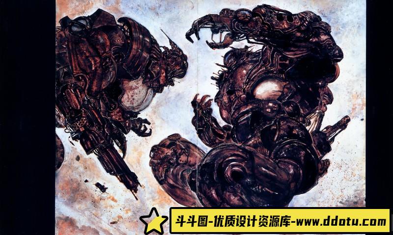 天野喜孝 前线任务 画集-绘师作品-382MB-57P