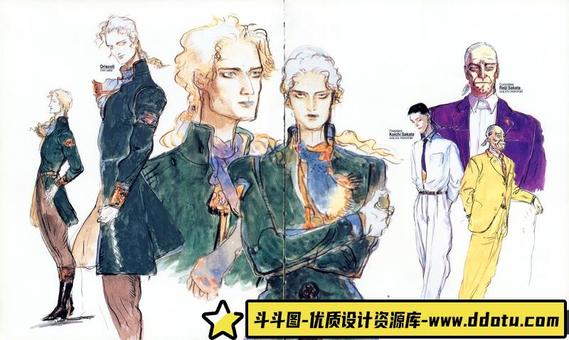 天野喜孝 前线任务 画集-绘师作品-382MB-57P