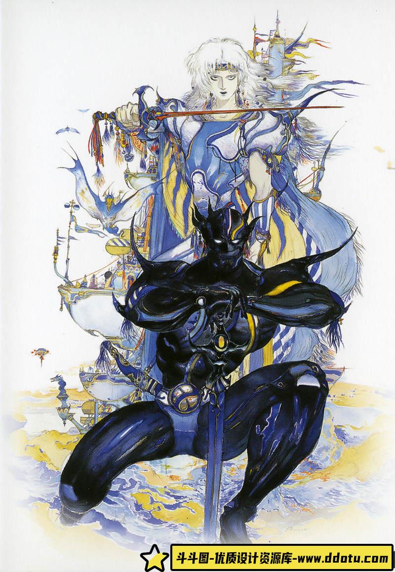 -天野喜孝 最终幻想 小画集-绘师作品-52MB-36P