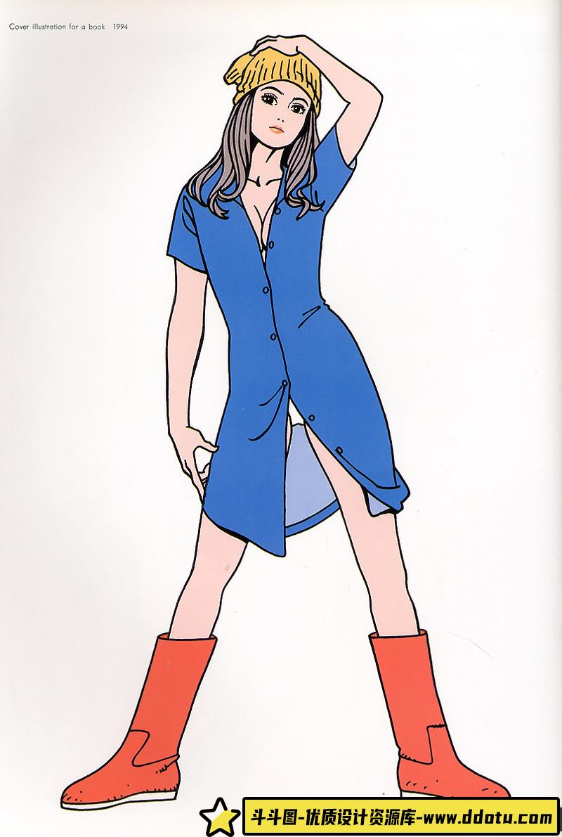 江口寿史の世界2 画集-绘师作品-21MB-46P