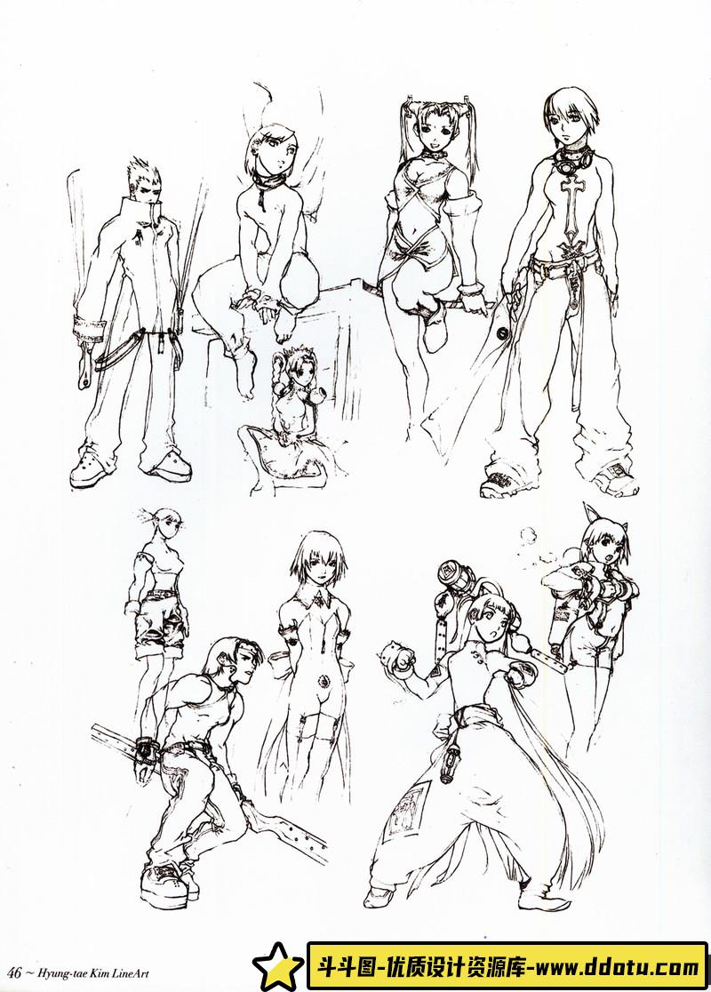 金亨泰手稿画集-绘师作品-123MB-163P