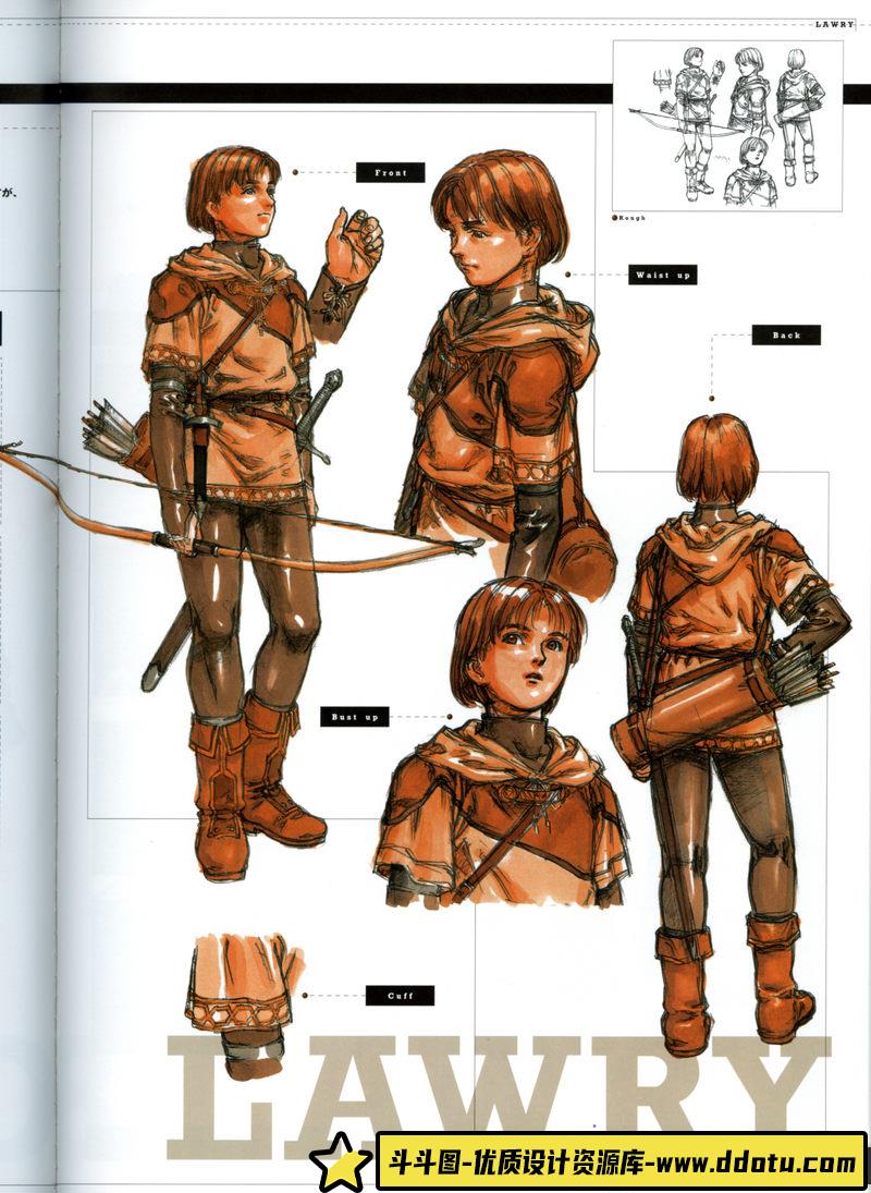 吉成曜 女神侧身像 设定资料集-游戏原画-179MB-130P