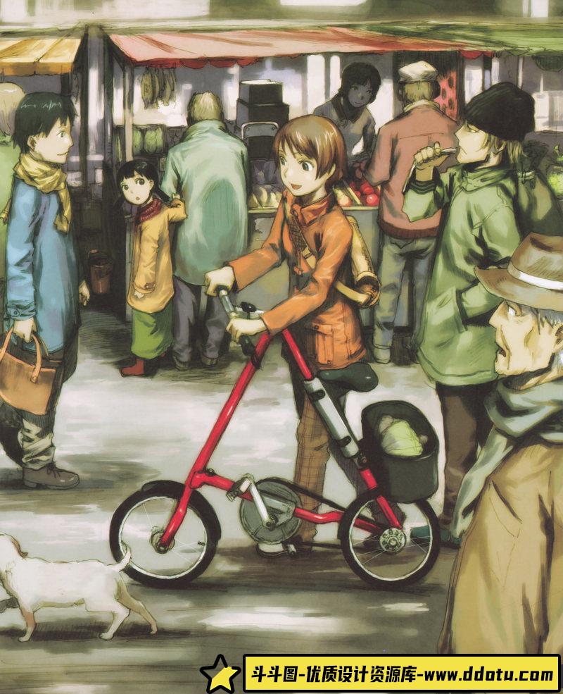 自行车少女画集-绘师作品-1.08GB-184P