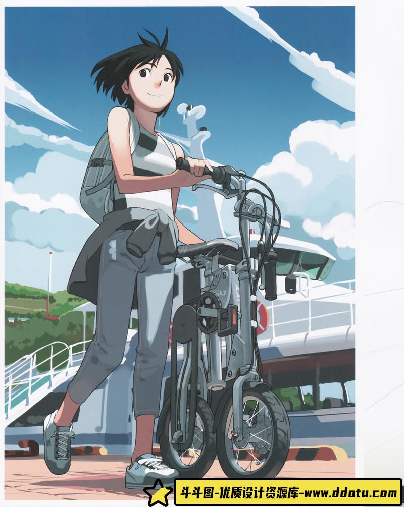 自行车少女画集-绘师作品-1.08GB-184P