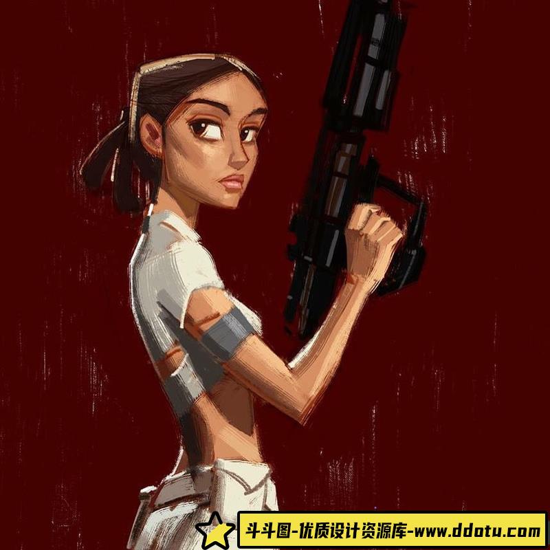 Josh black手绘稿-绘师作品-178M-1376P-斗斗图
