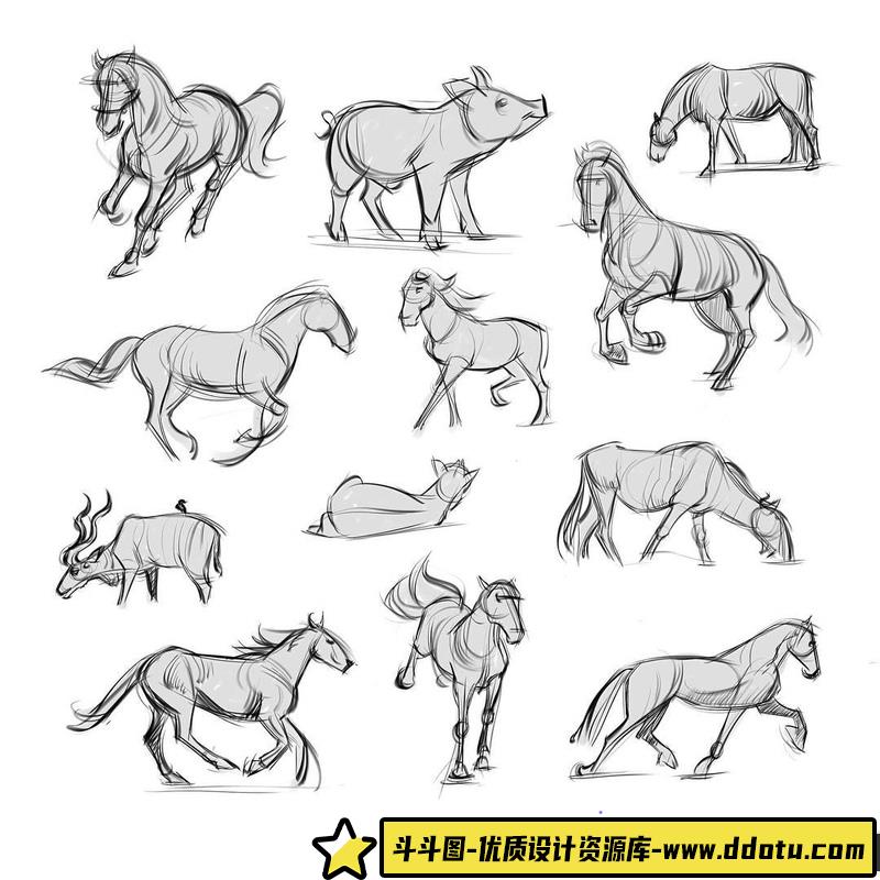 Josh black手绘稿-绘师作品-178M-1376P