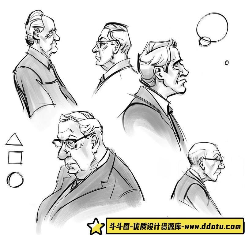 Josh black手绘稿-绘师作品-178M-1376P