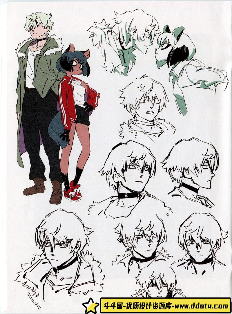 吉成曜  BNA动物新世代 手绘稿-绘师作品-700M-101P