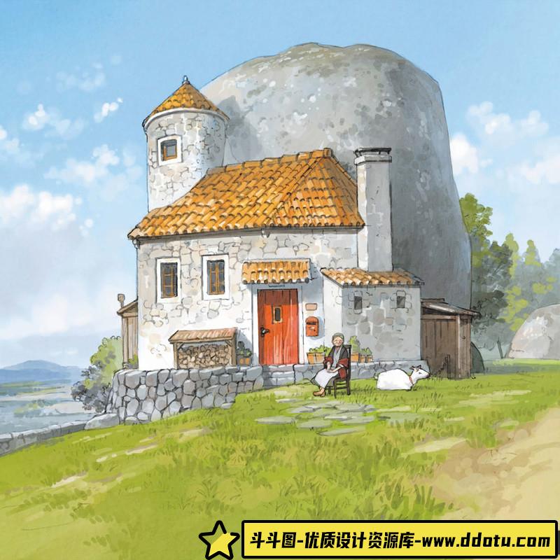 吉田诚治 有故事的房子-绘师作品-75M-132P