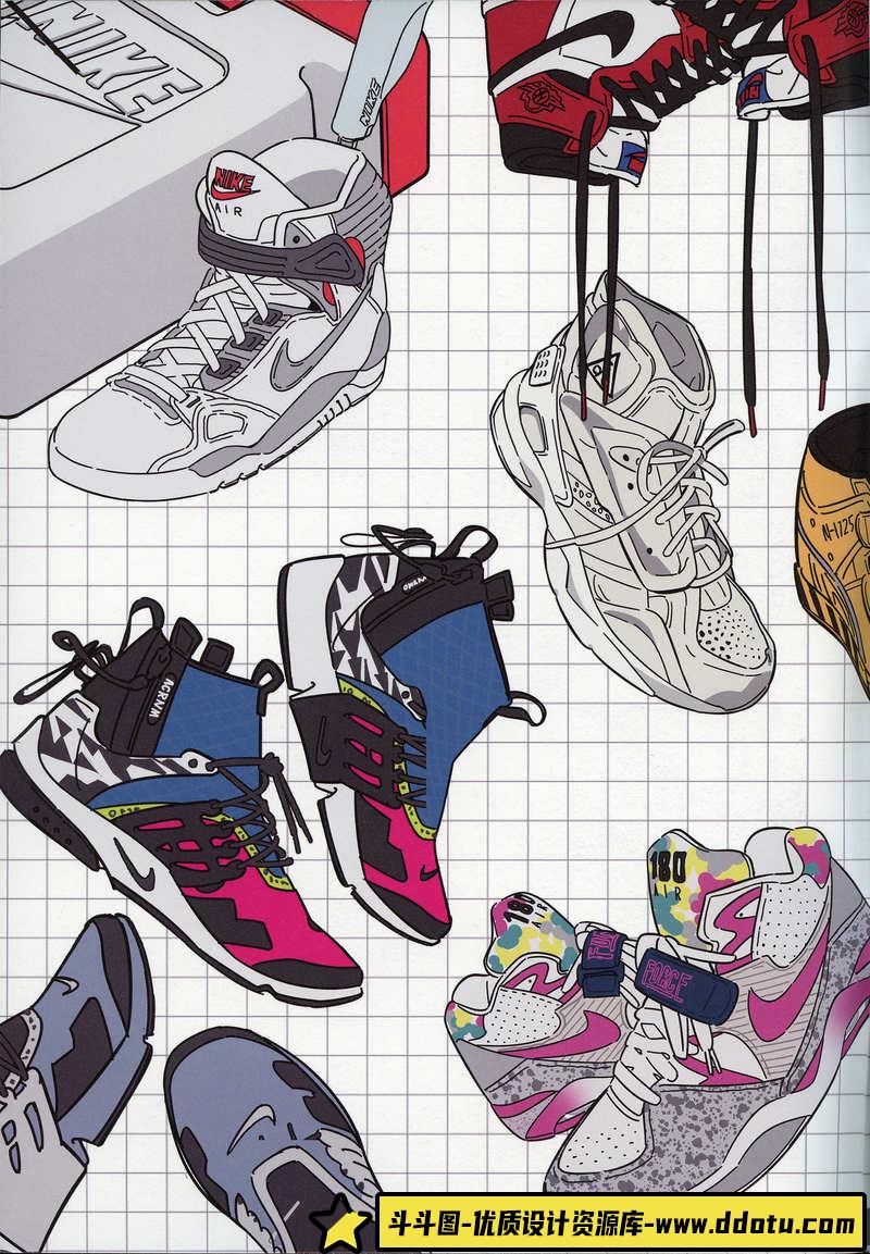 运动鞋女孩1 画集-绘师作品-56MB-32P