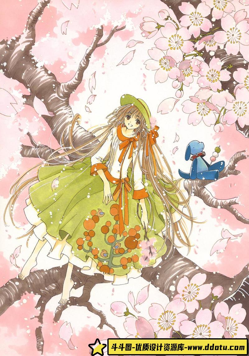 [CLAMP]奇迹少女小鸠 插画与记忆-绘师作品-42P-17MB
