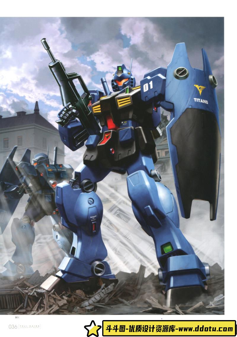 开田裕治画集 机动战士高达编-绘师专区-354MB-134P