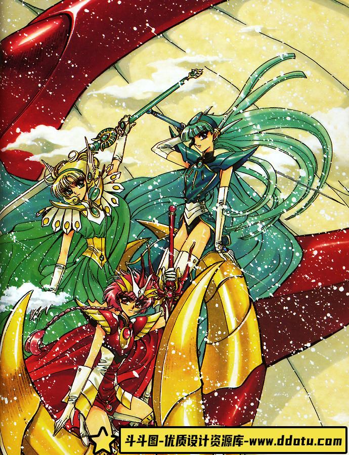 [画集]魔法骑士原画集[CLAMP]-绘师作品-59MB-141P