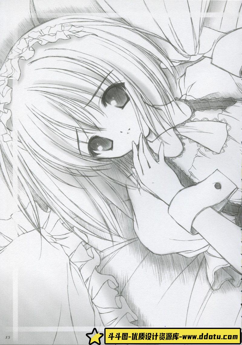 [てぃんくる(tinkle)]Cafe Little Wish -Character Illustration Book Vol.2-绘师作品-52MB-76P