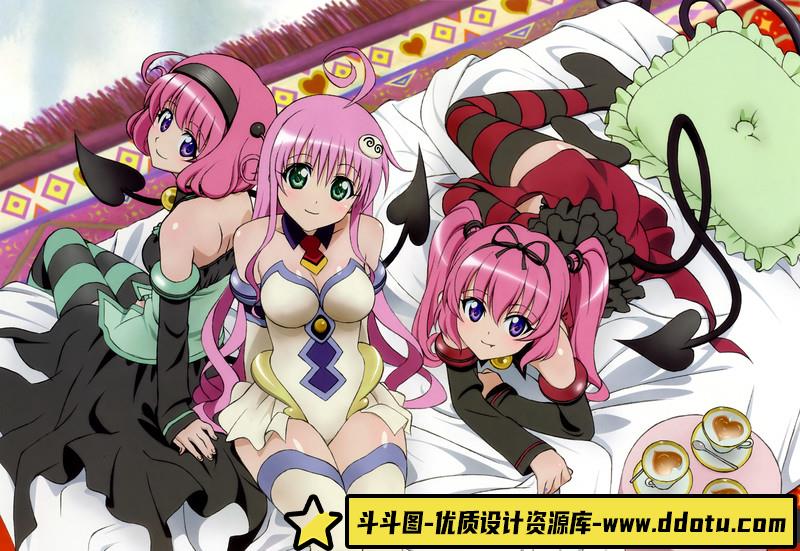 矢吹健太朗To LOVEる―とらぶる― アニメイラスト集 Cuties-绘师作品-112MB-56P