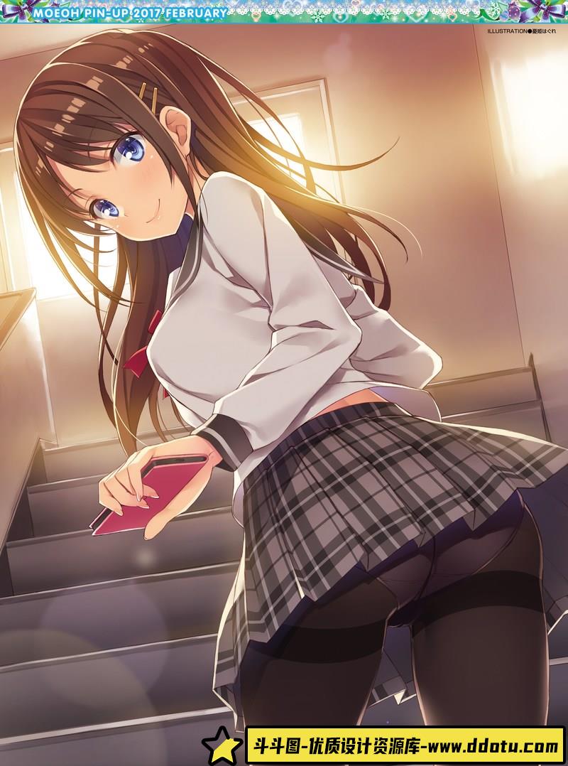 电击萌王 2017年02月插图精选-绘师作品-62MB-55P