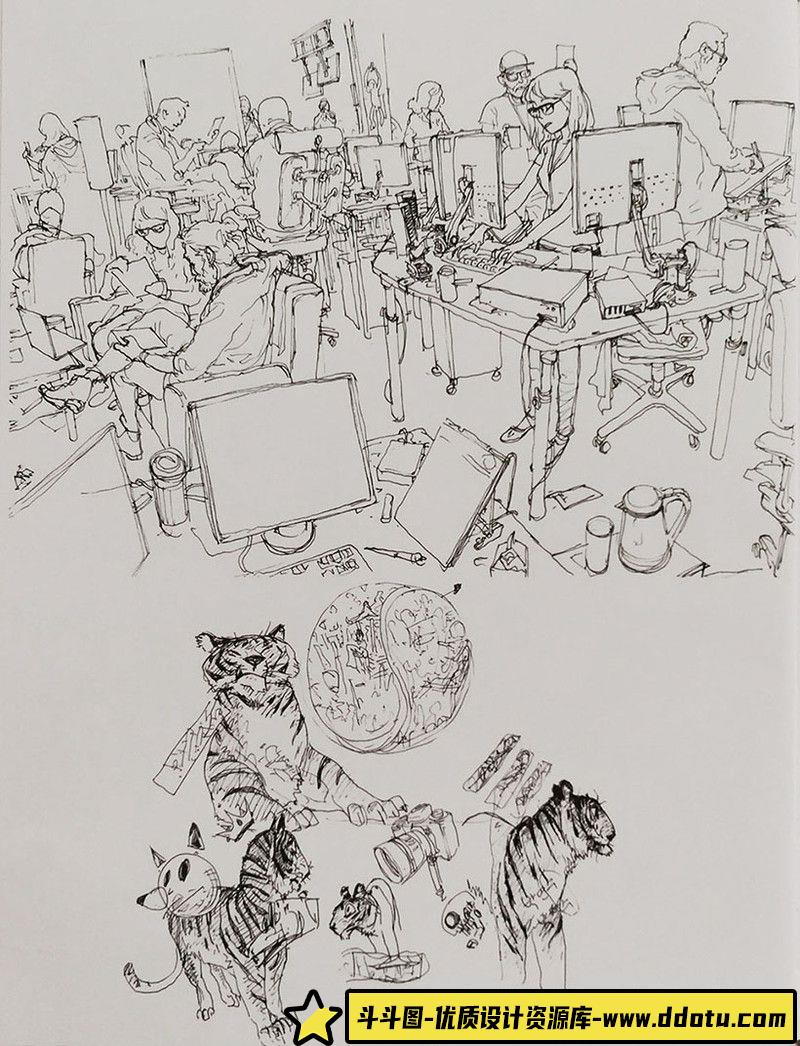 306-井上雄彦 灌篮高手原画集-绘师作品-100MB-113P