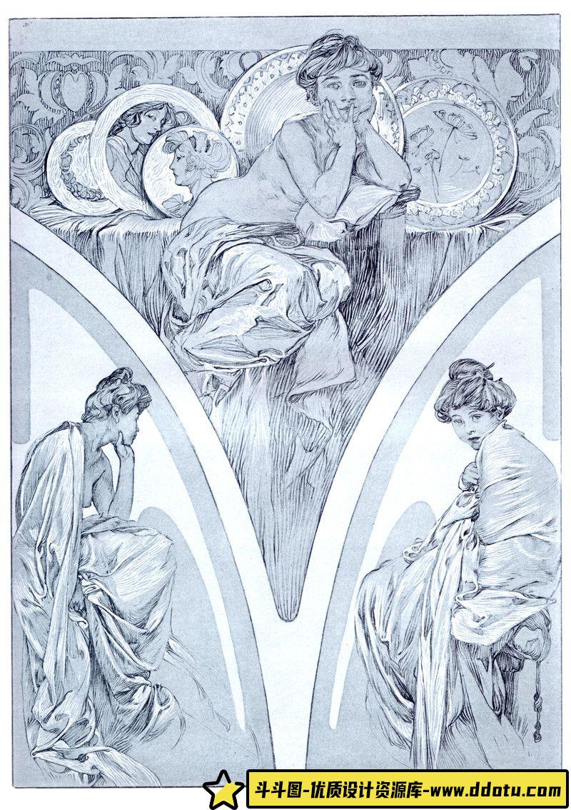 336-穆夏作品-绘师作品专区-633MB-815P