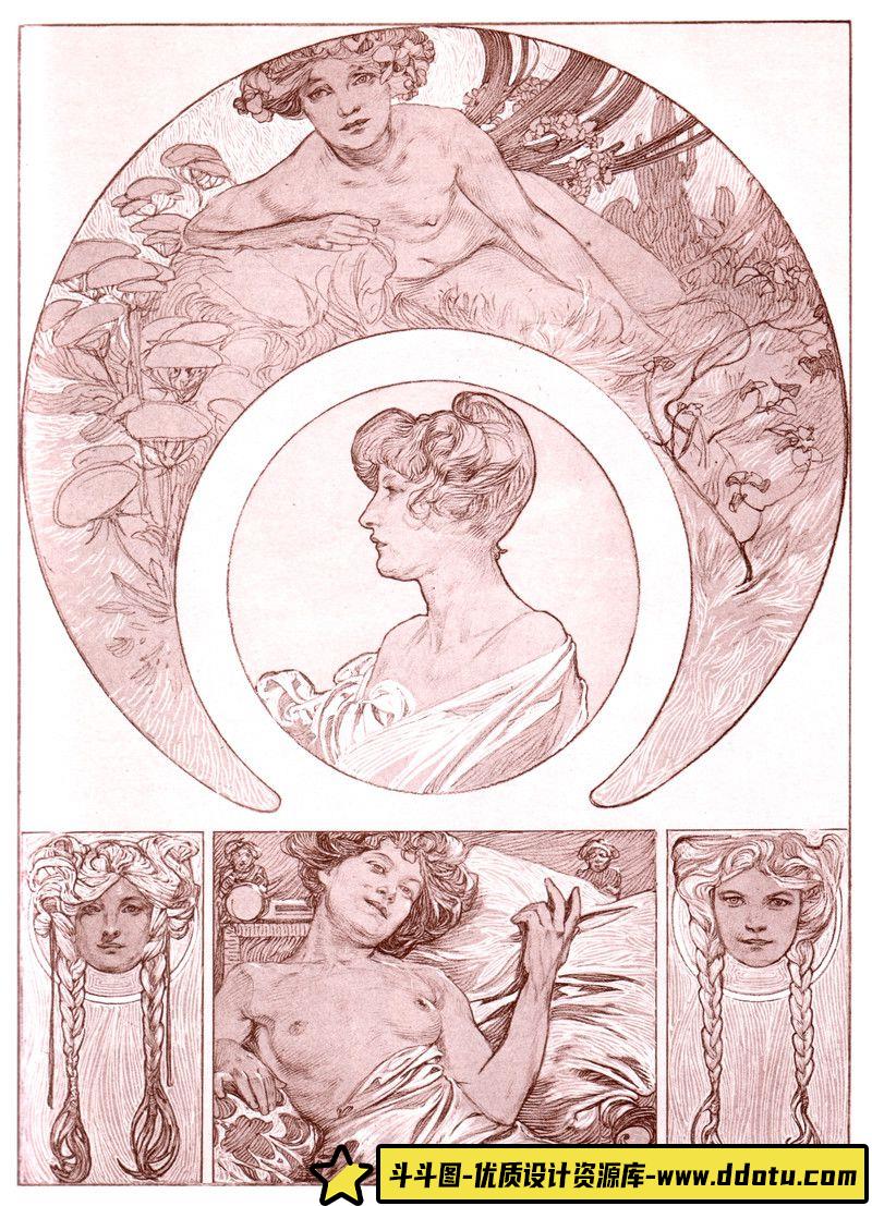 336-穆夏作品-绘师作品专区-633MB-815P