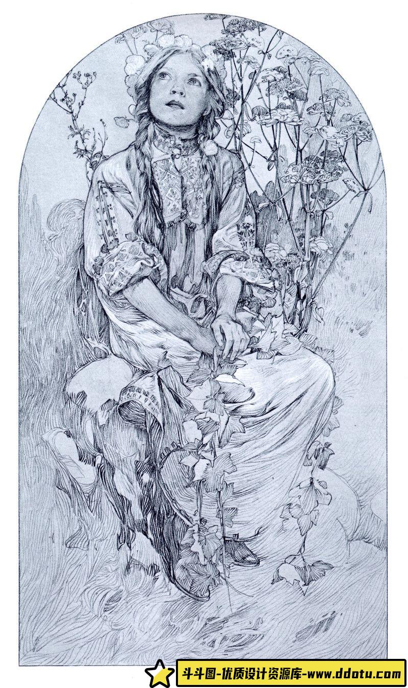 336-穆夏作品-绘师作品专区-633MB-815P