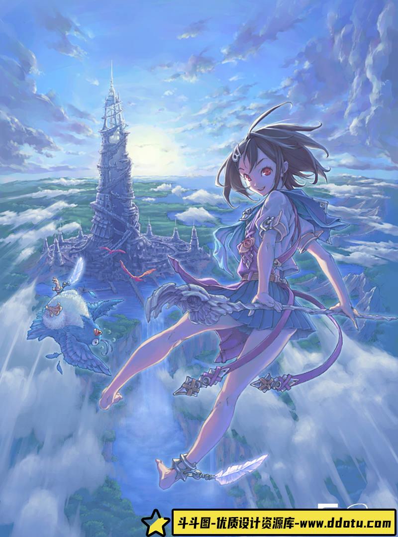 349-日本画师 久方綜司 作品图包-绘师作品-124MB-124P-斗斗图