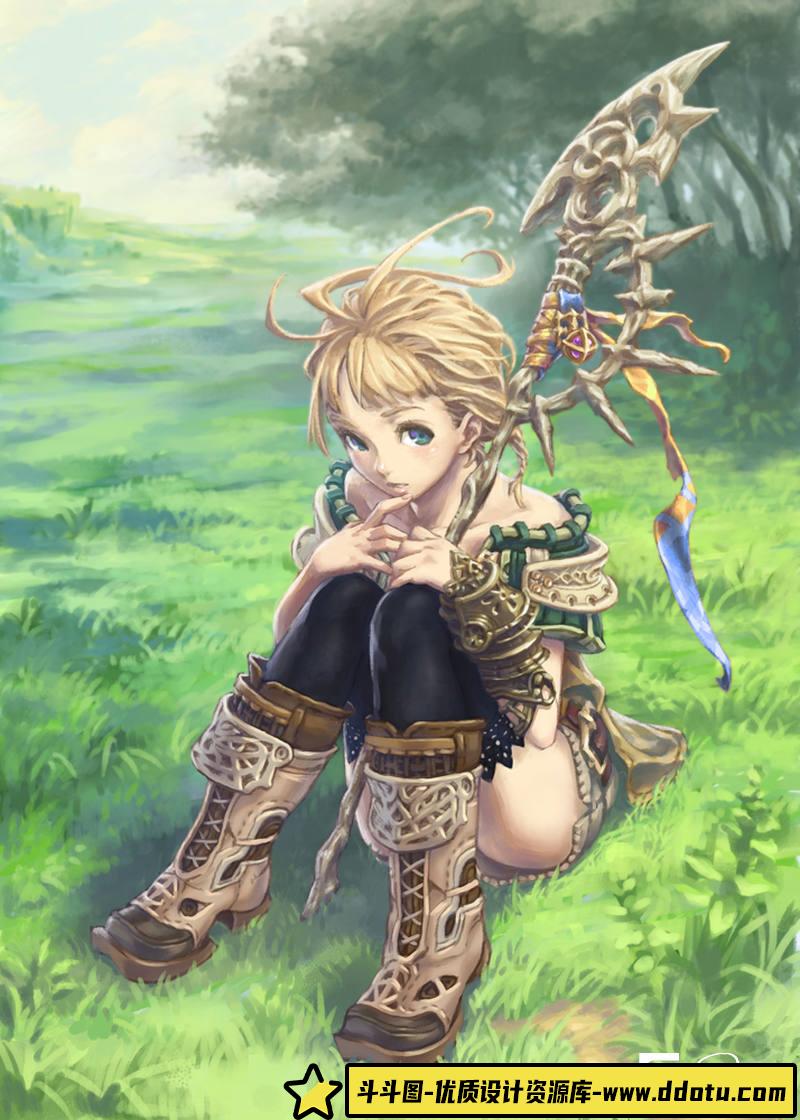 350-日本画师 尾方富生 作品图包-绘师作品-24MB-126P