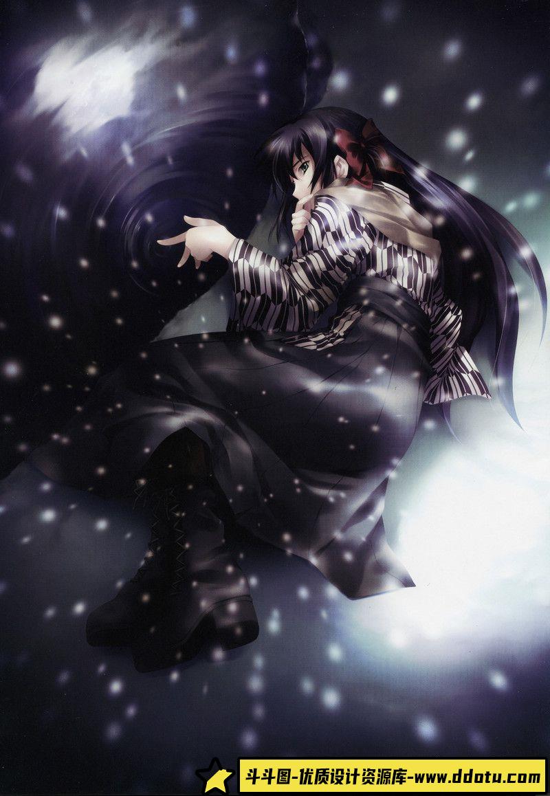 364-杉菜水姫 濡烏画集-绘师作品-147MB-80P