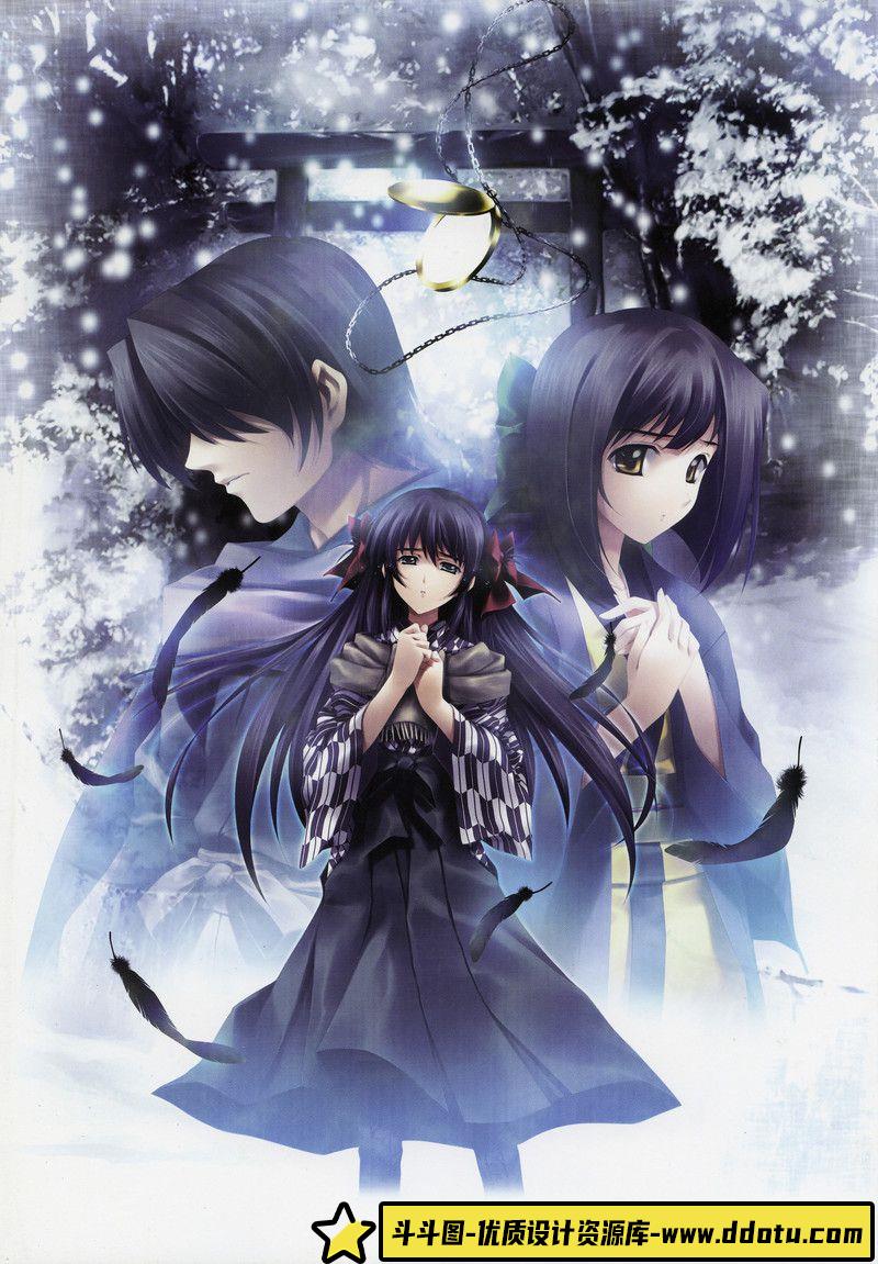 364-杉菜水姫 濡烏画集-绘师作品-147MB-80P