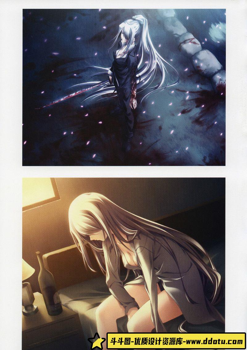 364-杉菜水姫 濡烏画集-绘师作品-147MB-80P