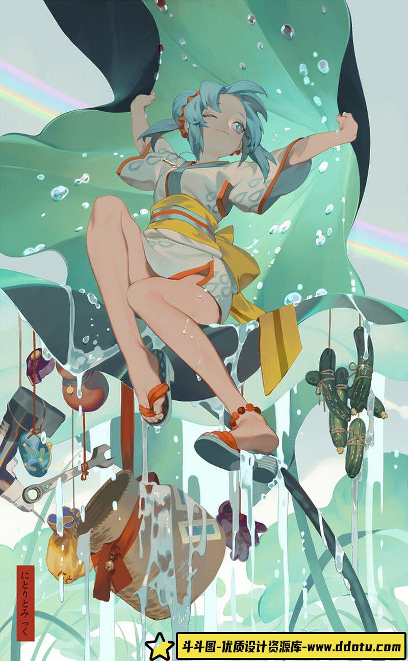 377-提督の夏休み画集-绘师作品专区-65MB-30P