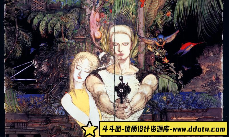 380-天野喜孝 前线任务 画集-绘师作品-382MB-57P