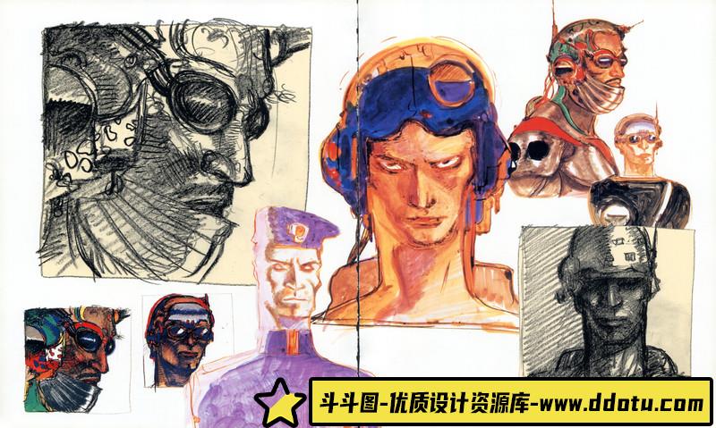 380-天野喜孝 前线任务 画集-绘师作品-382MB-57P