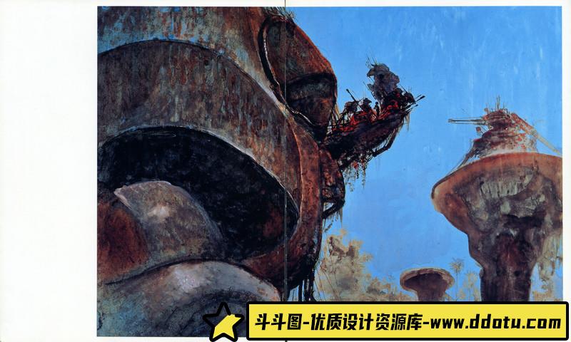 381–天野喜孝 最终幻想 小画集-绘师作品-52MB-36P