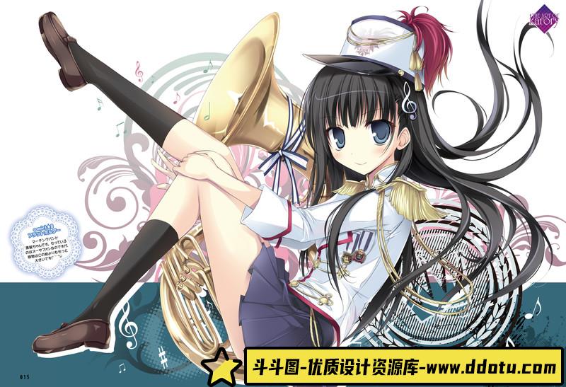 233-电击萌王 2015年04月插图精选-绘师作品-60MB-53P