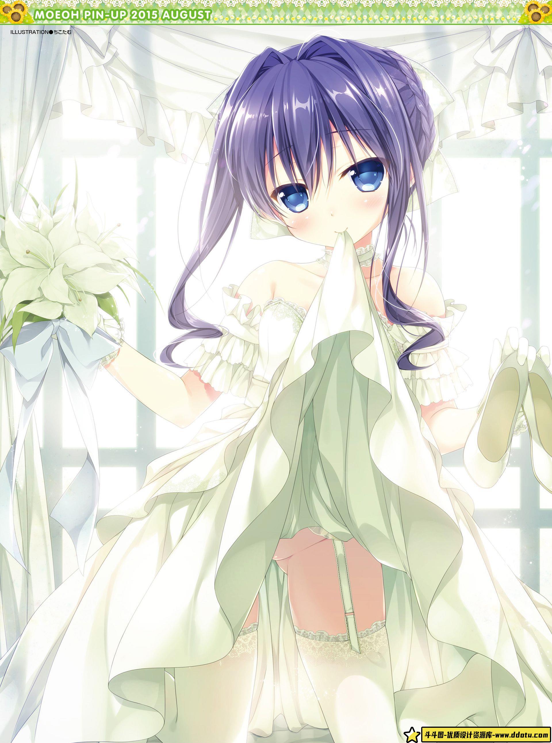 236-电击萌王 2015年10月插图精选-绘师作品-56MB-54P