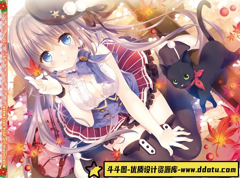 243-电击萌王 2016年6月插图精选-绘师作品-76MB-60P