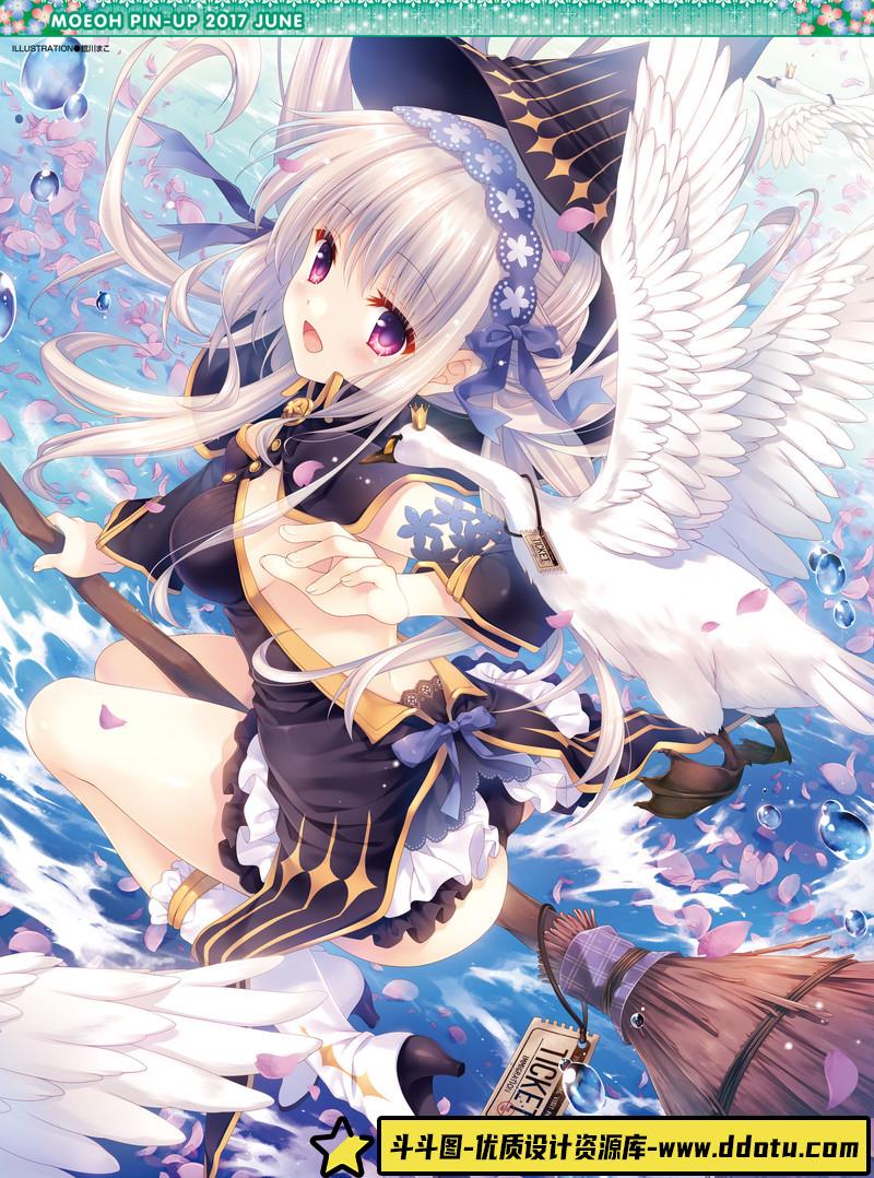 247-电击萌王 2017年10月插图精选-绘师作品-78MB-68P