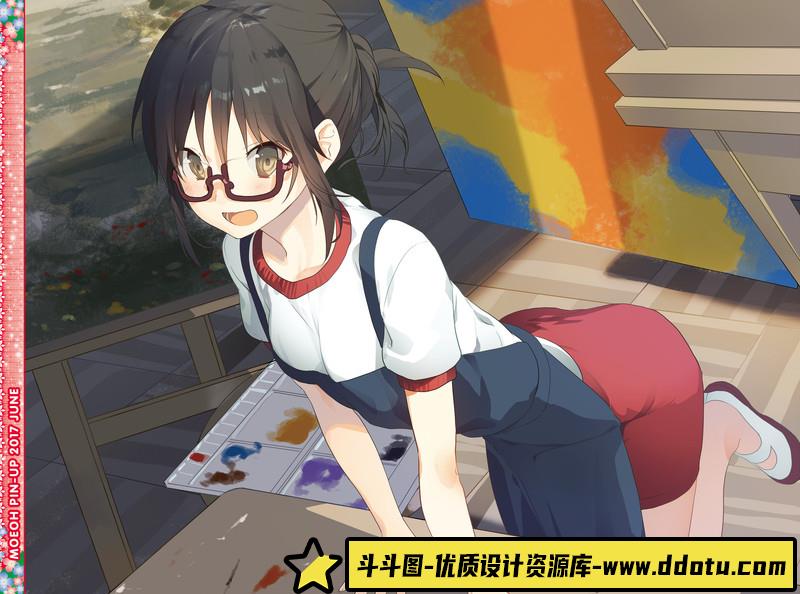 247-电击萌王 2017年10月插图精选-绘师作品-78MB-68P