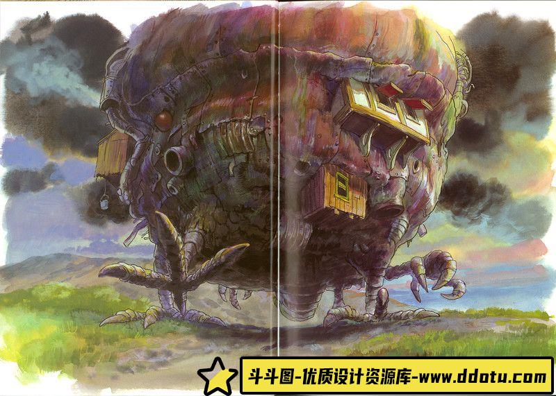 261-宫崎骏 男鹿和雄画集-绘师作品-12MB-118P