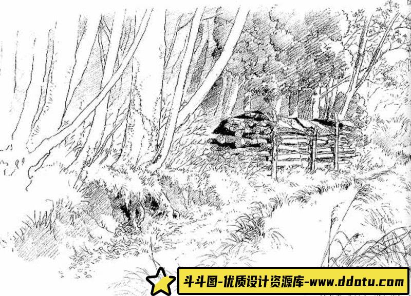 262-宫崎骏漫画草图板-绘师作品专区-62MB-43P