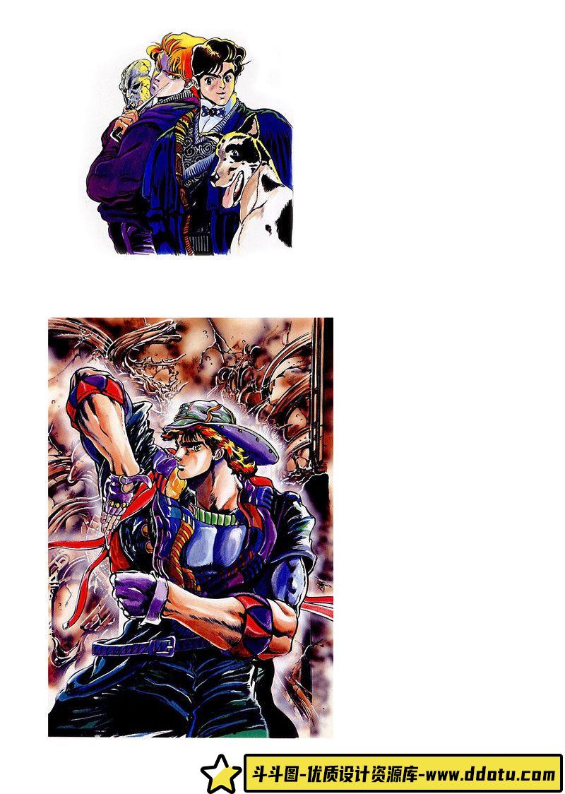 274-荒木飞呂彦的世界JOJO画集-绘师作品专区-117MB-144P