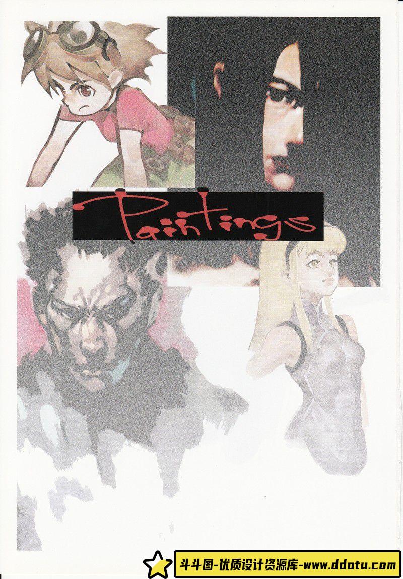 283-吉成曜 彩图和线稿画集-绘师作品-385MB-160P