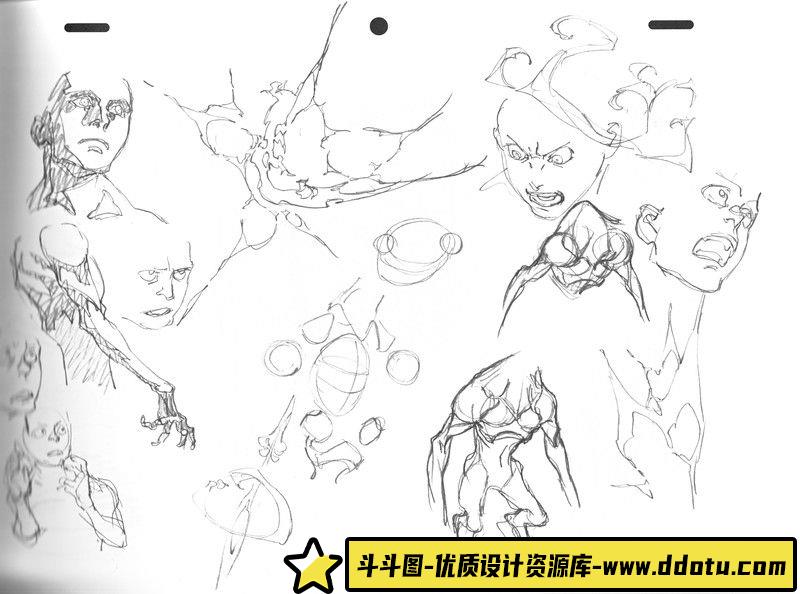 285-吉成曜 女神侧身像 设定资料集-游戏原画-179MB-130P